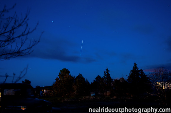Space Station Star Trail