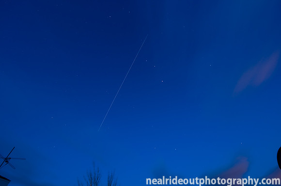 Space Station Star Trail